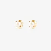 Petite Pearl studs gold