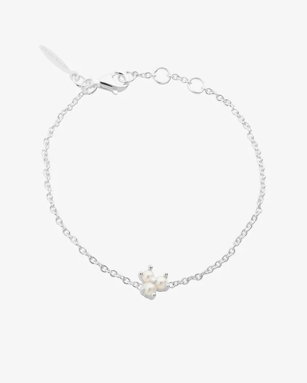 Petite Star pearl bracelet silver