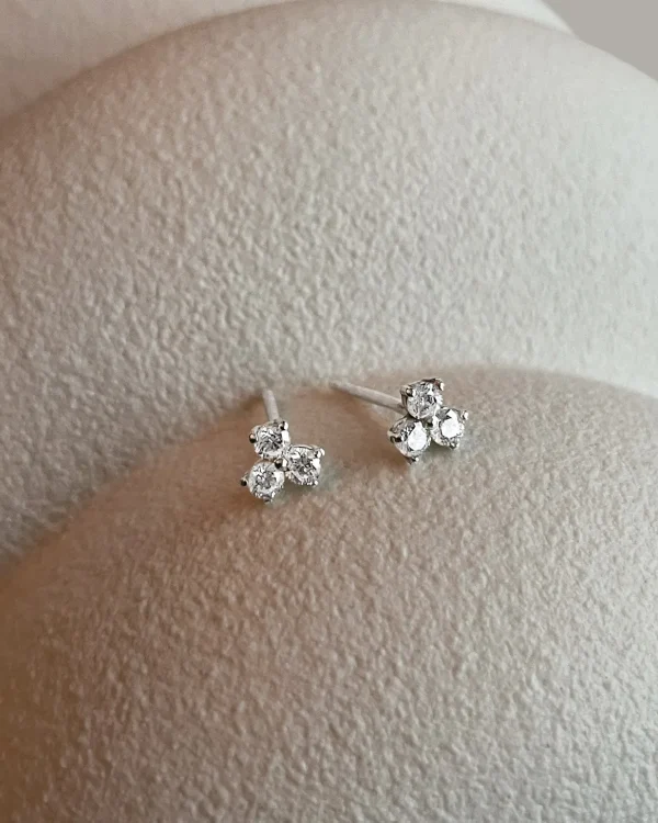 Petite Star studs silver