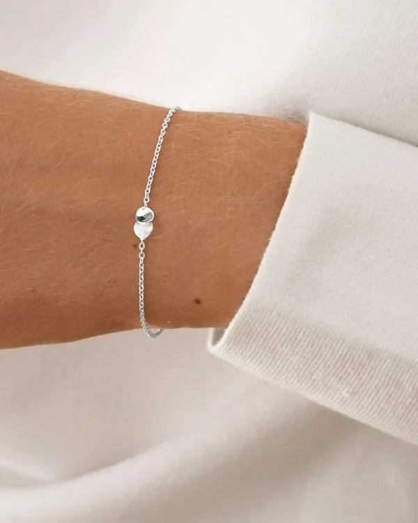 Rocky Shore drop bracelet silver