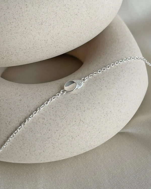 Rocky Shore drop bracelet silver