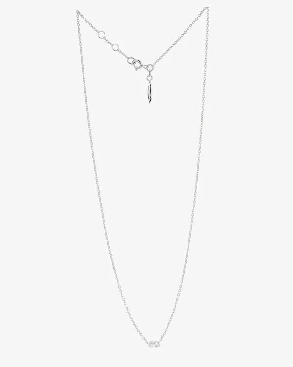 Rocky Shore drop necklace silver