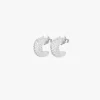 Stardust medium hoops silver