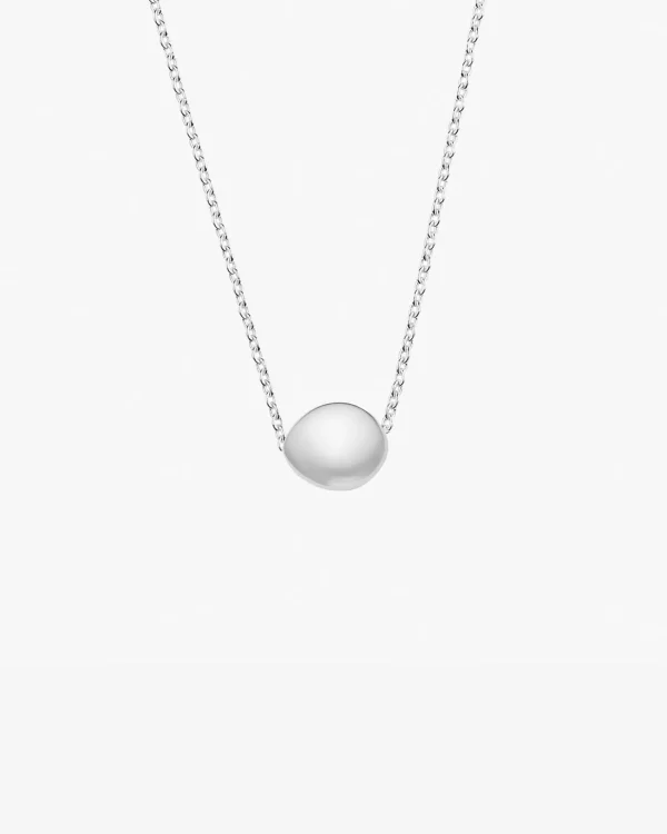 Stardust necklace polished silver