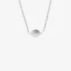 Stardust shine drop necklace silver