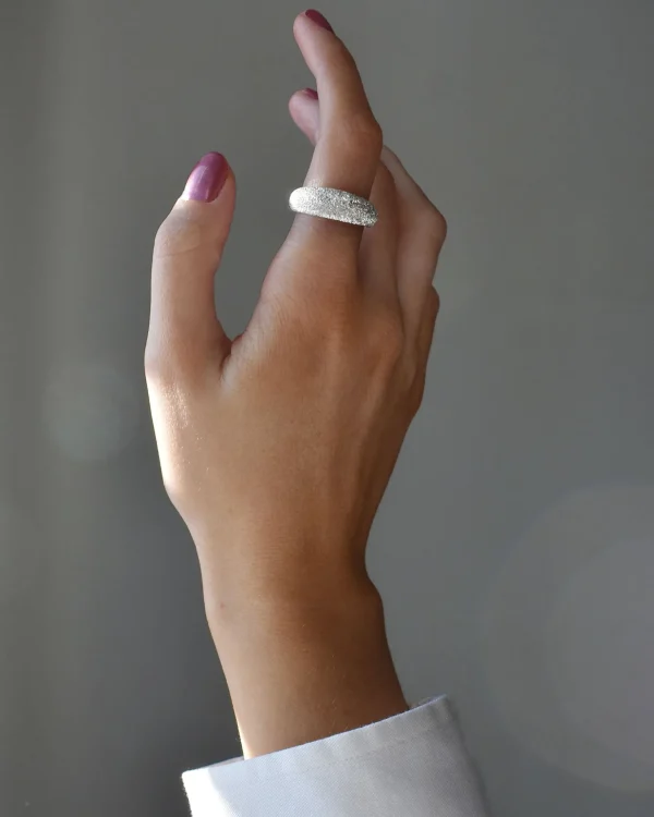 Stardust shine ring silver