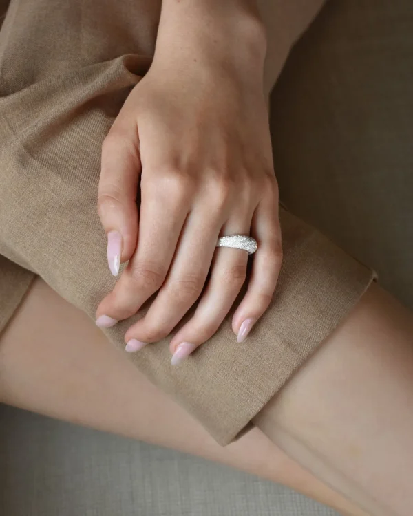 Stardust shine ring silver