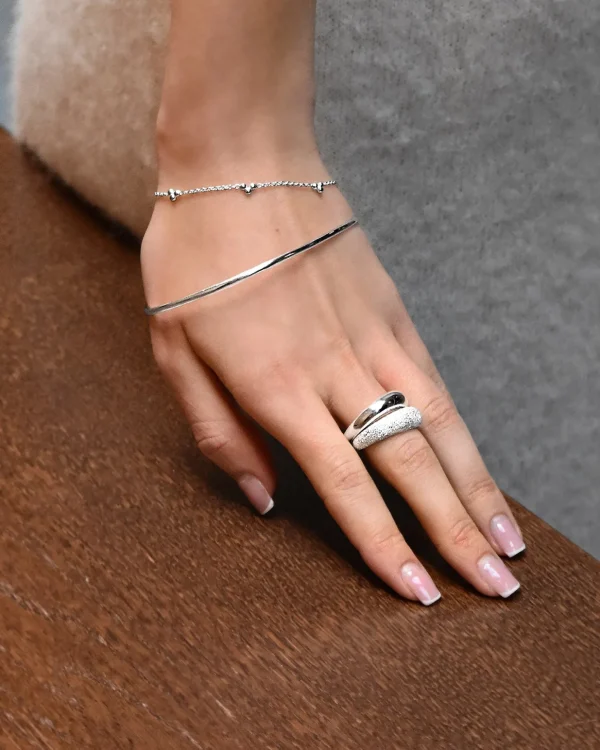Stardust shine ring silver