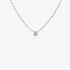Stella Nova drop necklace silver