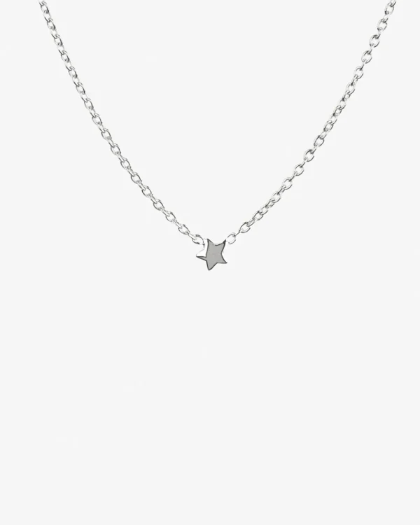 Stella Nova drop necklace silver