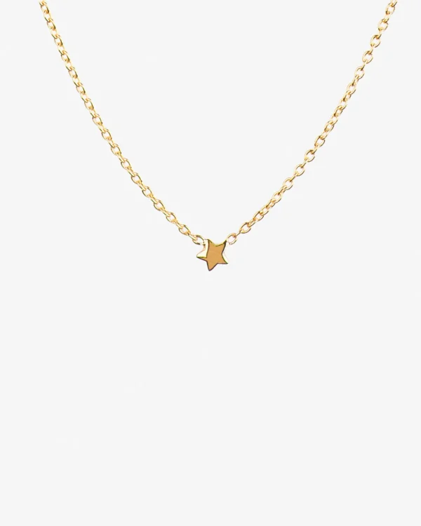 Stella Nova drop necklace gold