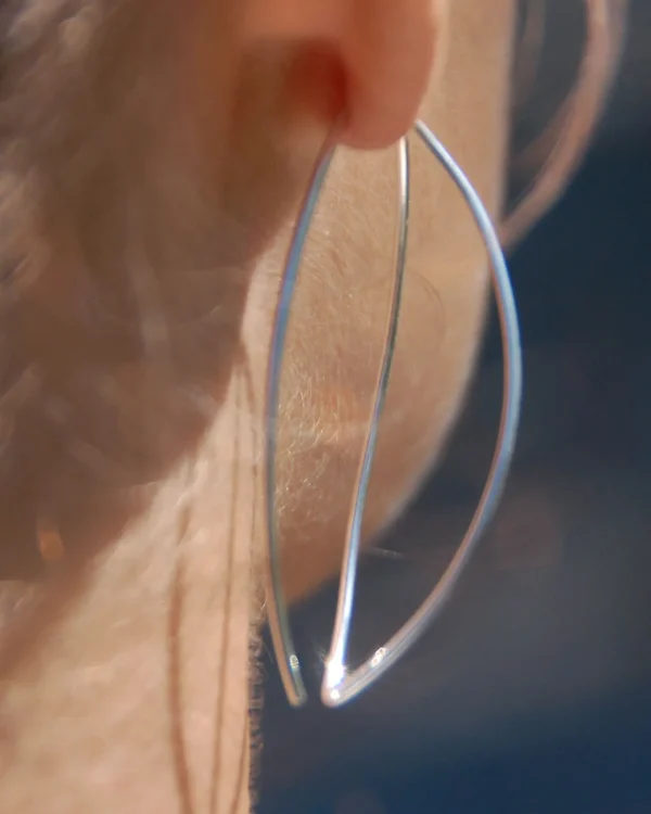 Together big earrings silver