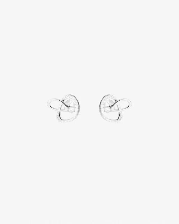 Together drop studs silver