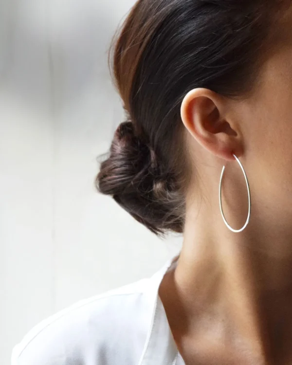 Together hoops silver