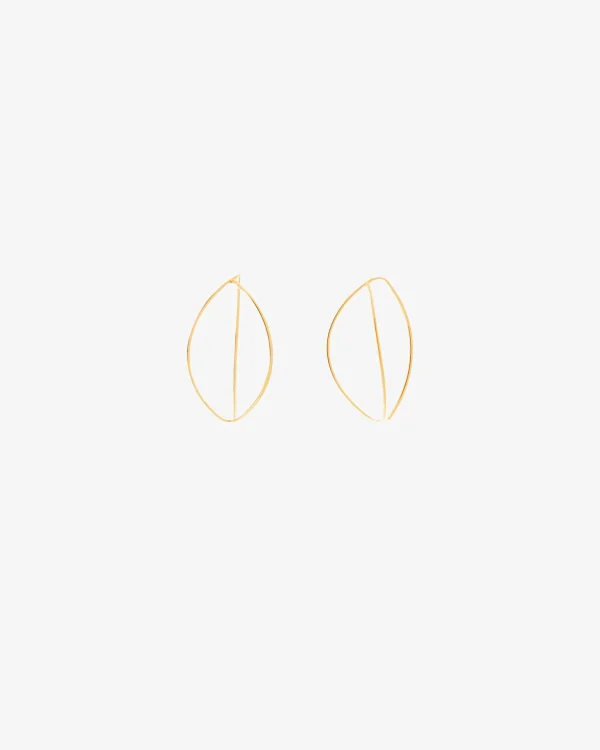 Together mini earrings gold
