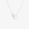 Together single necklace silver