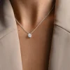 Unity drop necklace silver