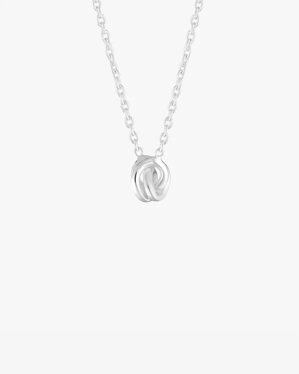 Unity drop necklace silver