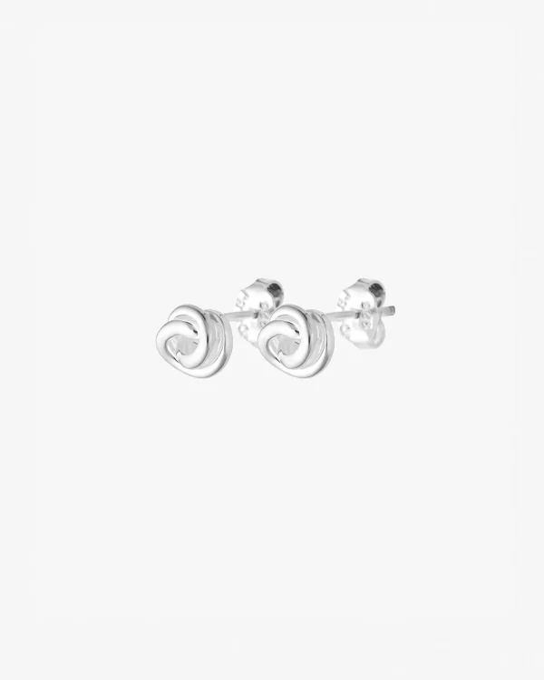 Unity drop studs silver
