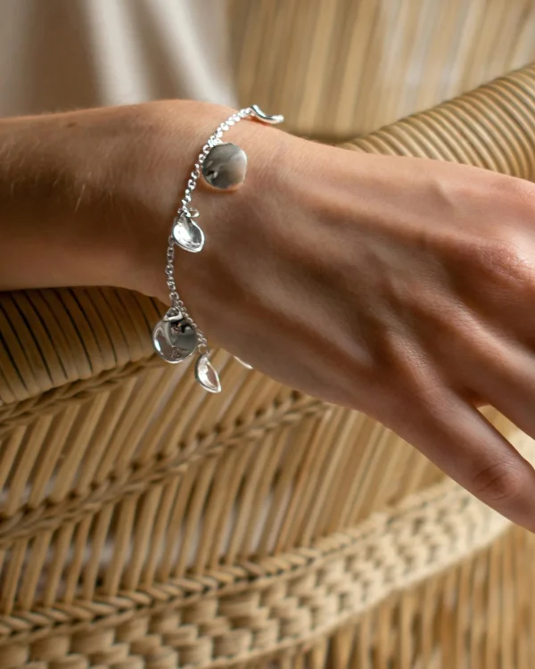 Violet full bracelet silver