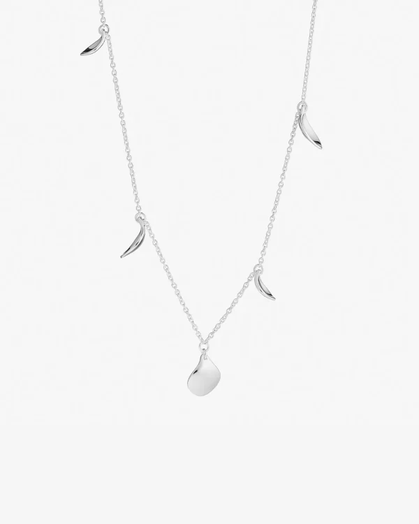 Violet full necklace silver