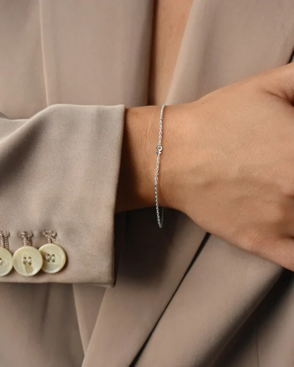Women Unite drop bracelet silver