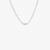 Women Unite drop necklace silver