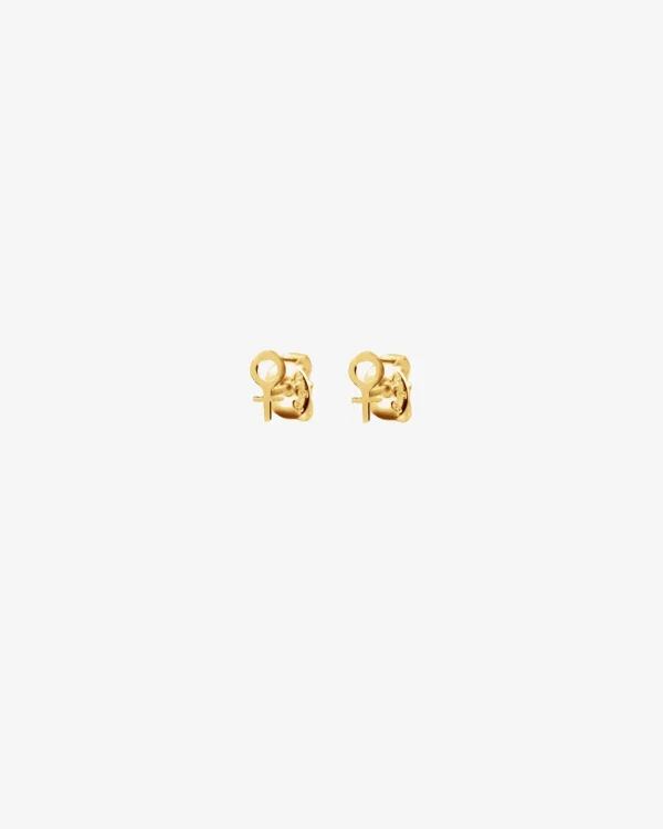 Women Unite drop studs gold