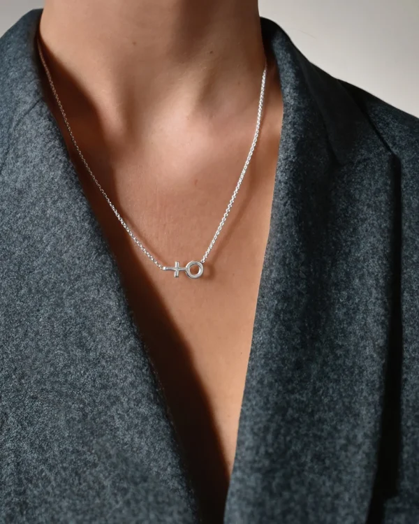 Women Unite single necklace silver