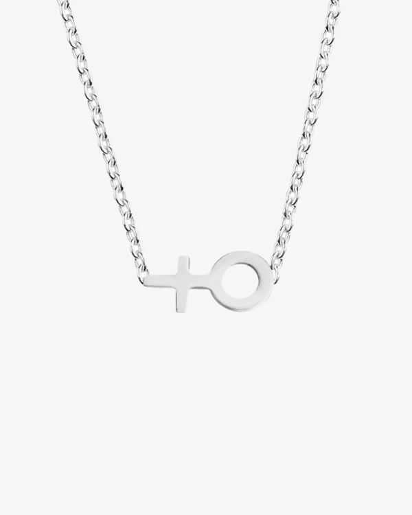 Women Unite single necklace silver