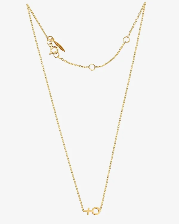 Women Unite small necklace gold