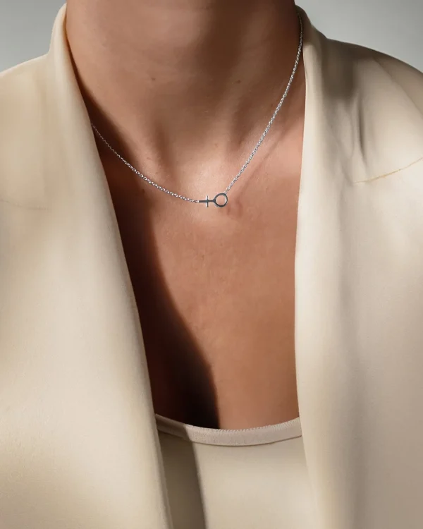 Women Unite small necklace silver