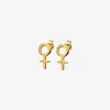 Women Unite small studs gold